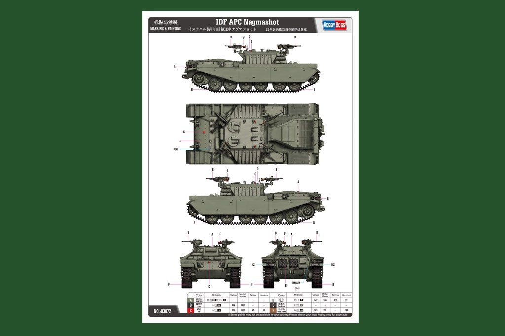 Hobby Boss 83872 IDF APC Nagmashot 1/35 – zdjęcie 2