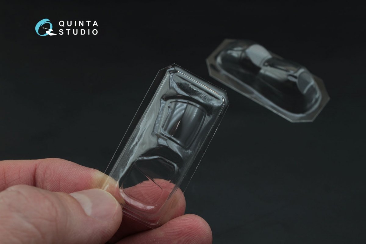 Quinta Studio QC72006 Mi-24/35, verrière transparente thermoformée (pour maquette Zvezda) 1/72 – image 5