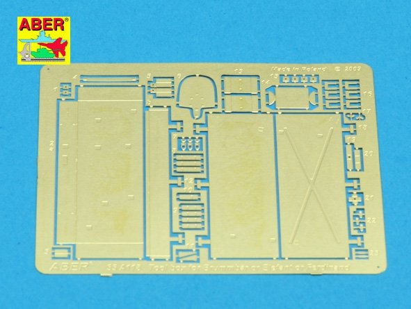 Aber 35A118 Boîte à outils pour Brummbar, Ferdinamd et Elefant (1/35)