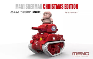 Maquette Meng WWV-002 M4A1 Sherman Q Edition à assembler - Cadeau spécial Noël – immagine 2