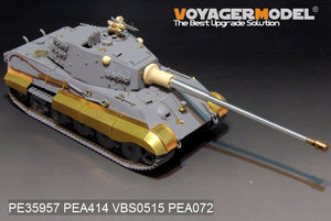 Maquette Voyager PE35957 Char King Tiger allemand de la Seconde Guerre mondiale (tourelle Hensehel) pour HOBBYBOSS 84533 1/35 – image 5