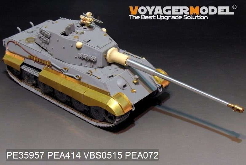 Maquette Voyager PE35957 Char King Tiger allemand de la Seconde Guerre mondiale (tourelle Hensehel) pour HOBBYBOSS 84533 1/35 – image 5