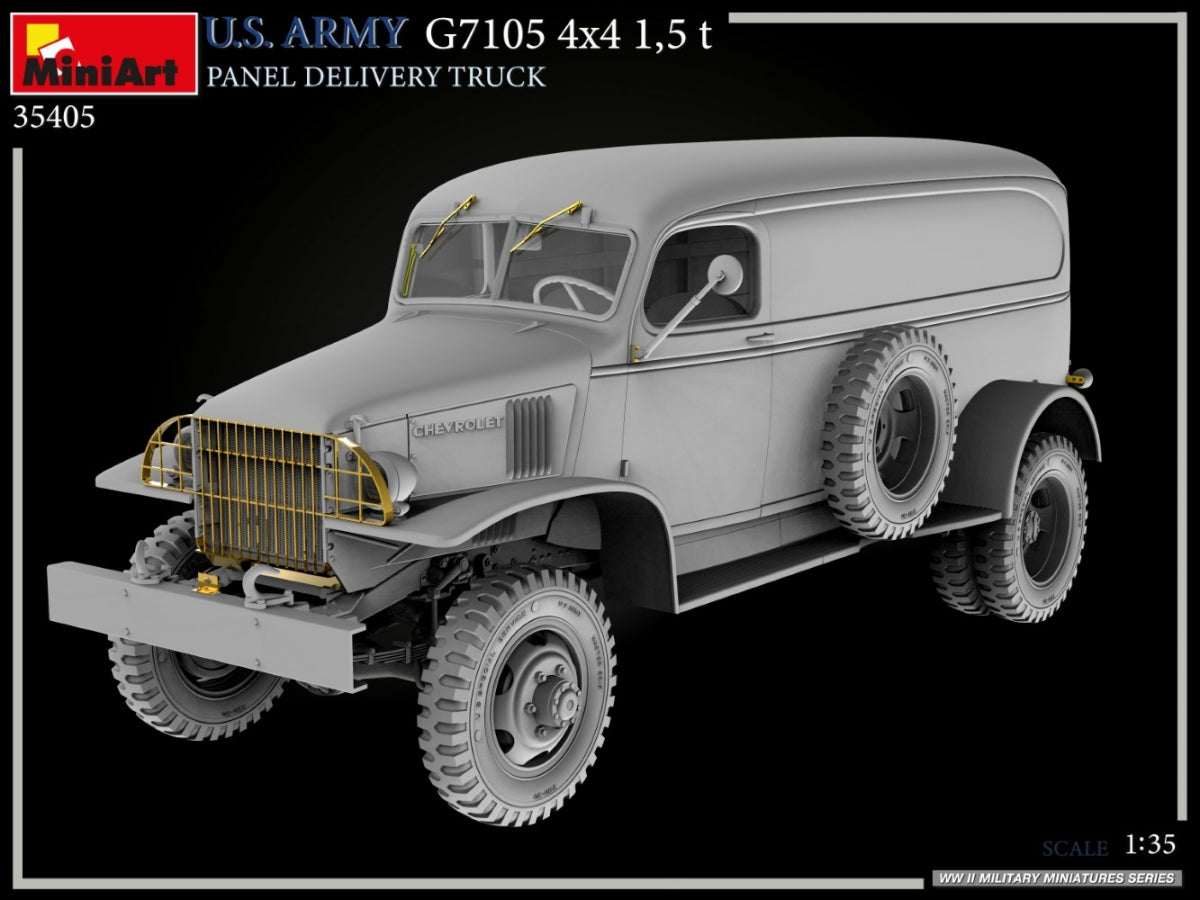 MiniArt 35405 Armée américaine G7105 Camion de livraison de panneaux 4x4 1,5 t 1/35 – image 19