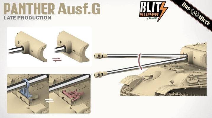 Das Werk DW35041 Panther Ausf.G Production tardive SUPER BLITZ 1/35 – Bild 9