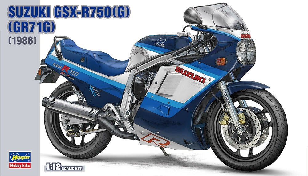 Hasegawa 21507 BK7 Suzuki GSX-R750 (G) (GR71G) 1986 1/12 