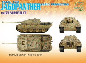 Dragon 7241 Sd.Kfz. 173 JAGDPANT. E.PROD.avec ZIMMERIT (1/72) – image 3