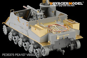 Maquette Voyager PE35375 Fusil américain M7 Priest de la Seconde Guerre mondiale (production intermédiaire) avec étui à munitions et ensemble téléphonique pour DRAGON 6637 au 1/35 – immagine 9