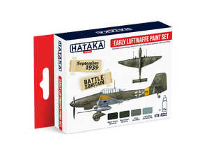Hataka HTK-AS02 Ensemble de peinture Early Luftwaffe 4x17ml – imagen 3