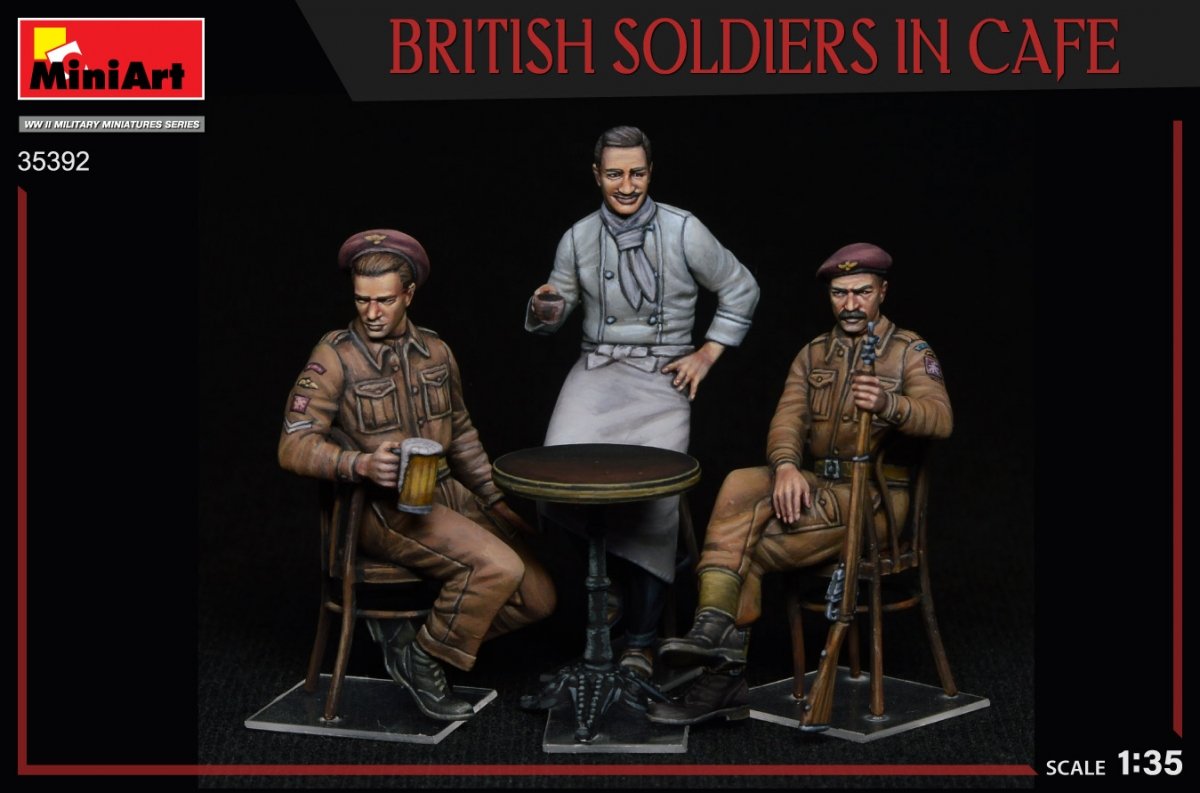 MiniArt 35392 SOLDATS BRITANNIQUES AU CAFÉ 1/35 – image 4