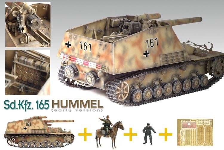Dragon 6204 Sd.Kfz. 164 Hummel (première version) (1/35) – immagine 3