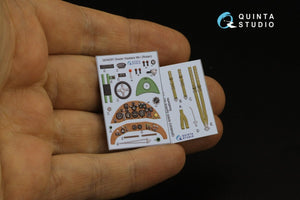 Intérieur imprimé en 3D et coloré sur papier décalcomanie (Roden) Quinta Studio QD48297 Gloster Gladiator MKI 1/48 – image 5