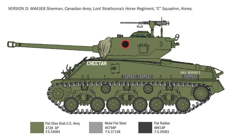 Italeri 6586 Sherman M4A3E8 - Guerre de Corée 1/35 – image 7
