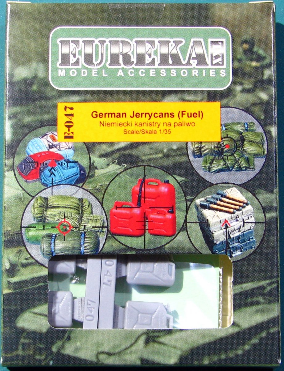 EUREKA XXL E-047 Jerricans allemands à carburant (4 pièces) 1/35