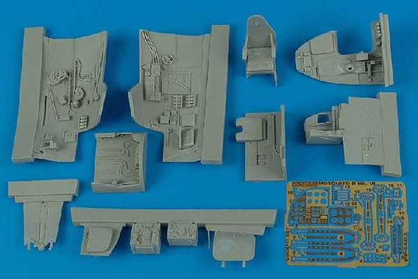 Ensemble cockpit Aires 4463 Mosquito B Mk.IV 1/48 Tamiya