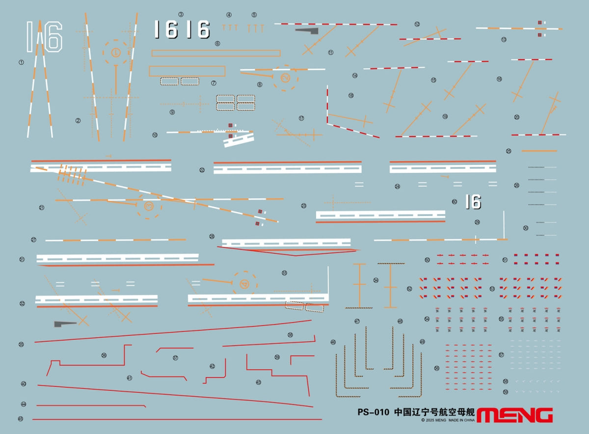 Maquette d&amp;#39;avion Meng PS-010 Liaoning 1/700 – image 3