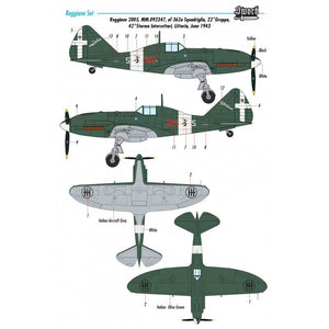 Épée 72110 Reggiane Fighter 6 pièces 1/72 – image 7