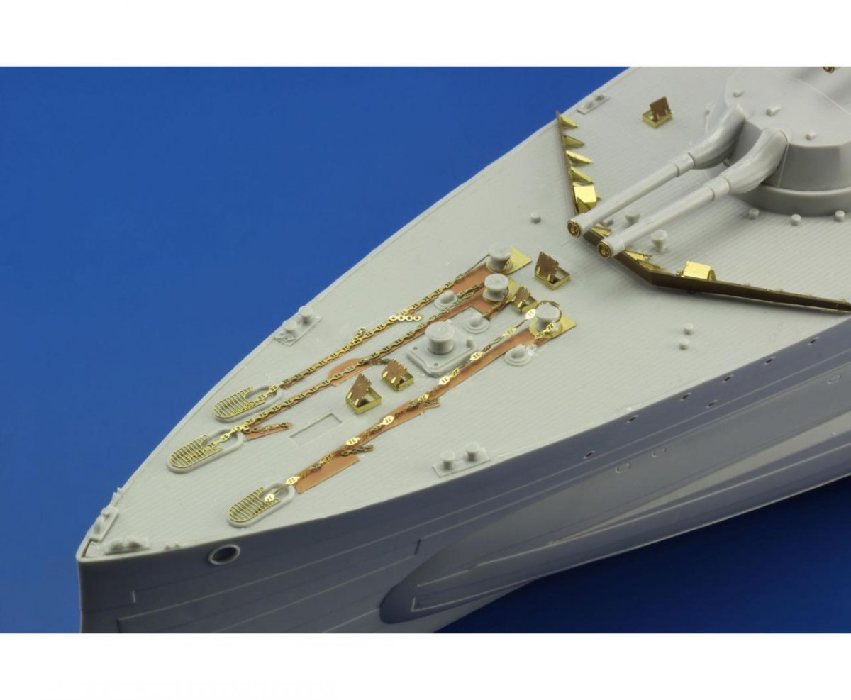 Eduard 53149 HMS Queen Elizabeth 1943 pt 5 - deck &amp;amp; main batteries TRUMPETER 1/350 – zdjęcie 2