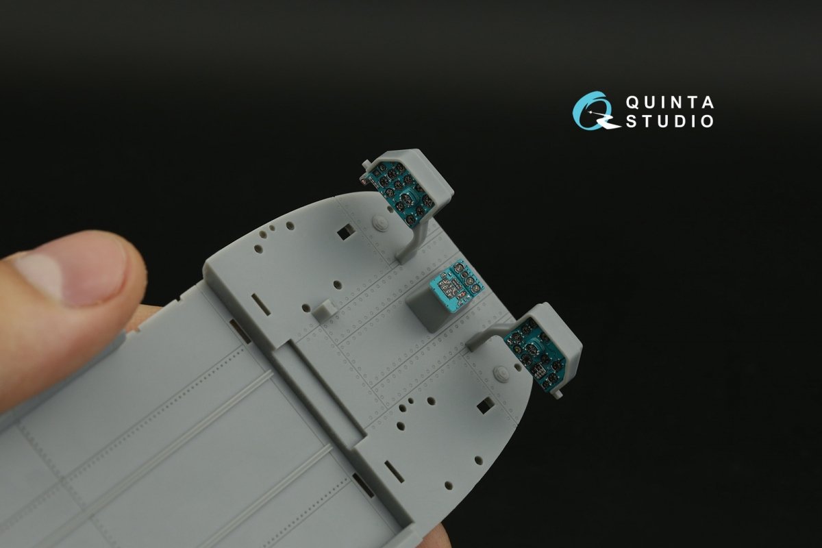Intérieur imprimé en 3D et coloré sur papier décalcomanie Quinta Studio QDS-48382 Mi-8MT (Trumpeter) (Petite version) 1/48 – image 10