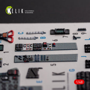 KELIK K48102 Mig-29AS - interior 3D decals for Academy kit 1/48 – zdjęcie 2