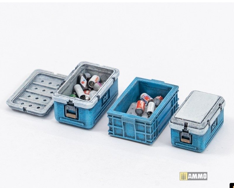 Modèle imprimé en 3D Liang 0414 Mini-bar et congélateur 1/35 – Bild 4