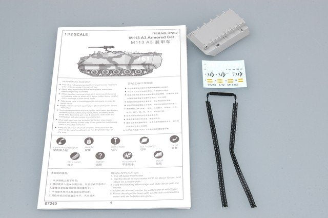 Trumpeter 07240 US M 113A3 Voiture blindée (1/72) – image 3