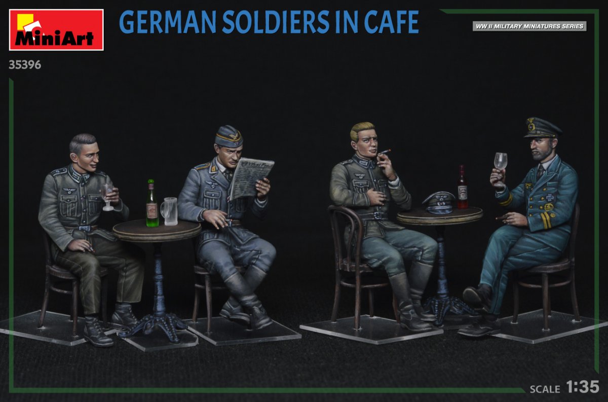 MiniArt 35396 SOLDATS ALLEMANDS DANS UN CAFÉ 1/35 – immagine 2