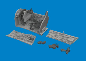 Maquette Eduard 6481124 P-40E cockpit avec siège de version tardive, échelle 1/48 – image 2