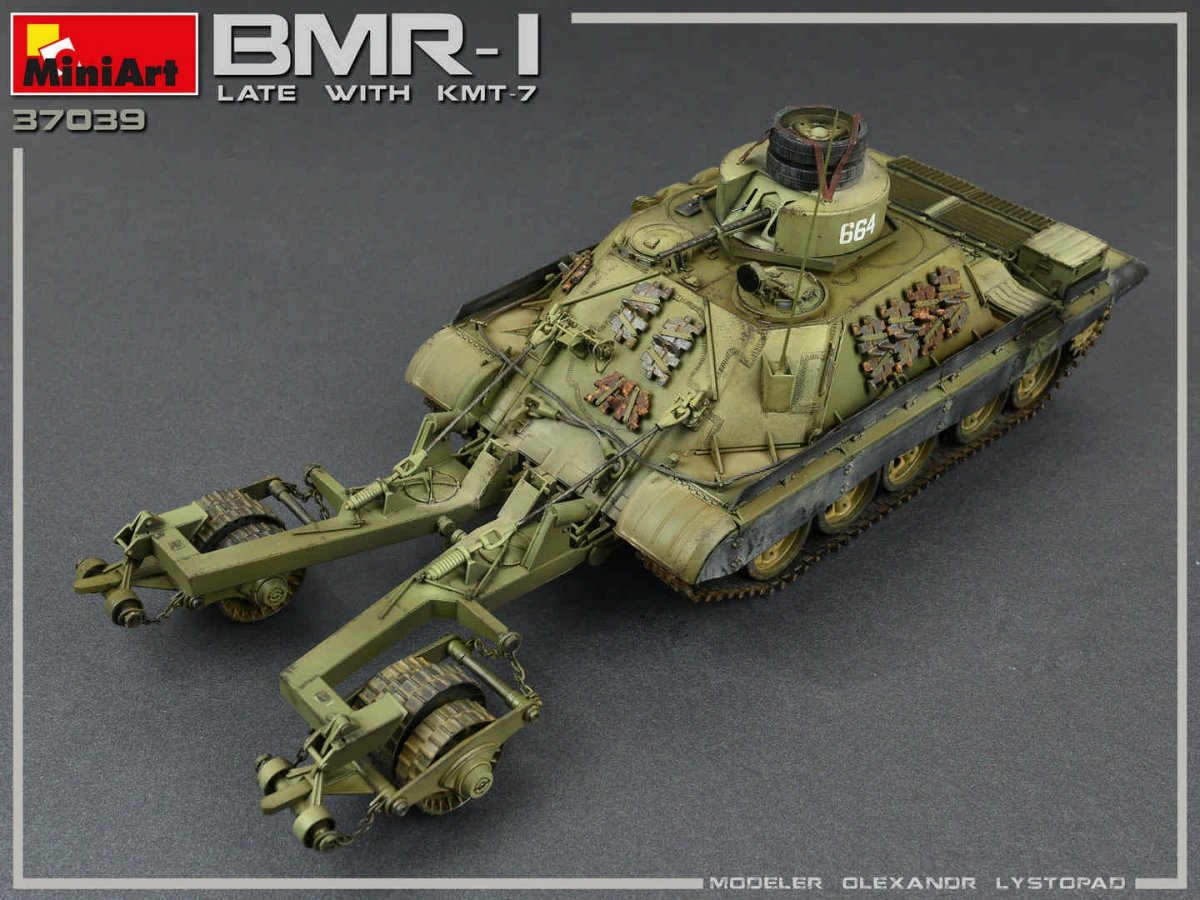 MiniArt 37039 BMR-1 Mod tardif. avec KMT-7 1/35 – immagine 5
