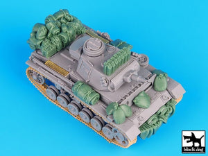 Ensemble d&amp;#39;accessoires Black Dog T72037 pour char allemand Pz.Kpw III Ausf.N DAK au 1/72 (Dragon) – image 2