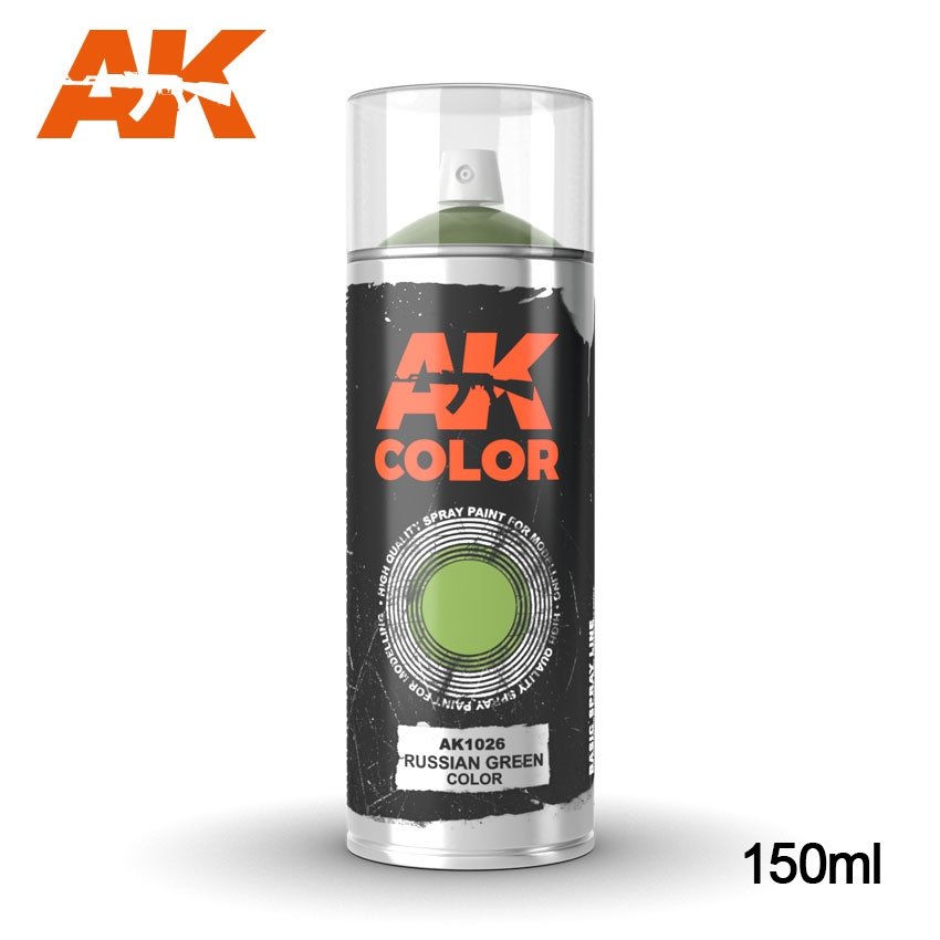 AK Interactive AK1026 Spray de couleur vert russe 150 ml