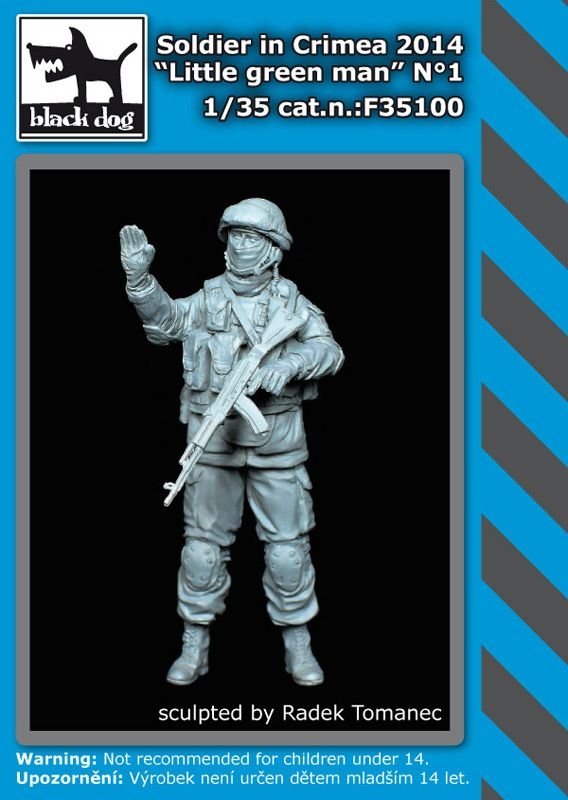 Black Dog F35100 Soldat en Crimée N°1 1/35