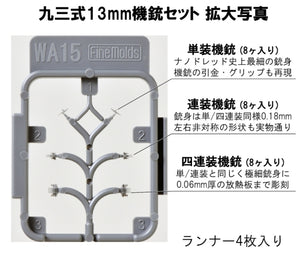 Fine Molds WA15 Type 93 MG 13 mm Set 1/700 – Bild 2