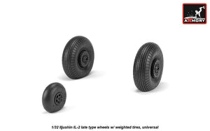 Armory Models AW32016 Iljushin IL-2 Bark, roues de type tardif avec pneus lestés, échelle 1/32 – immagine 4