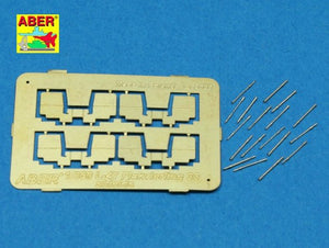 Aber 350L-47 Ensemble de 16 canons de 2 cm pour Flakvierling 38 allemand avec boucliers (1/350)