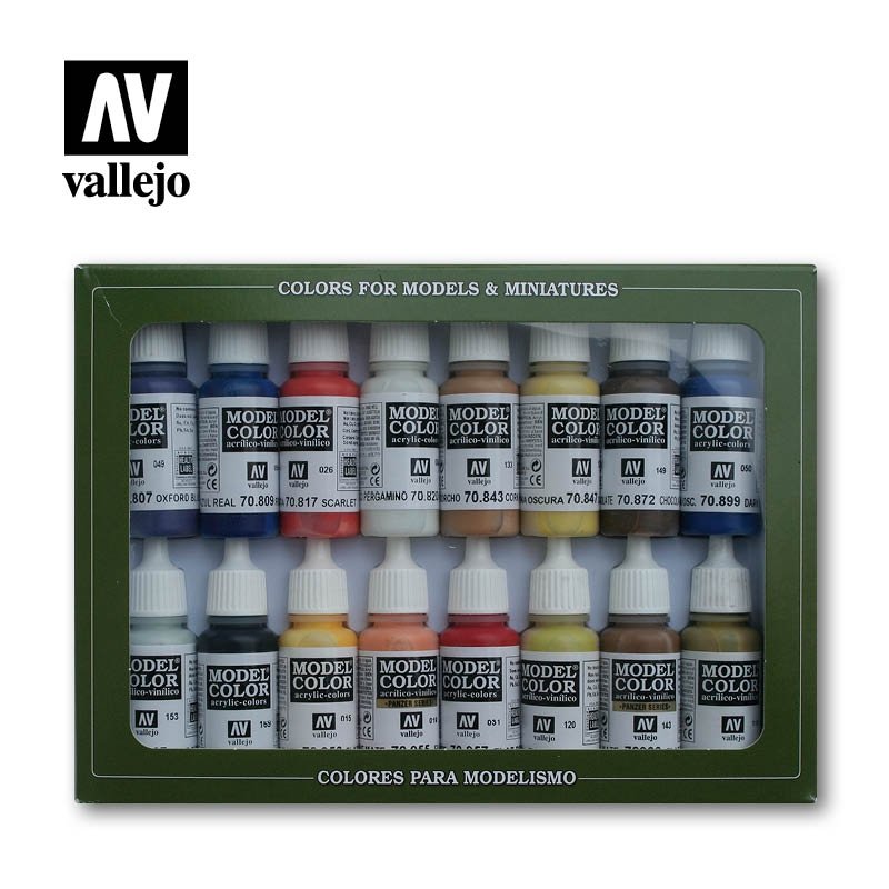 Coffret Vallejo 70147 American Colonial 16x17ml