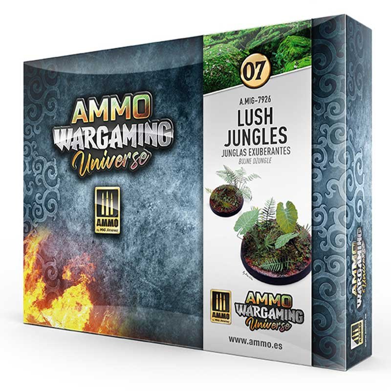MUNITIONS de Mig Jimenez 7926 AMMO WARGAMING UNIVERSE 07 - Jungles luxuriantes 