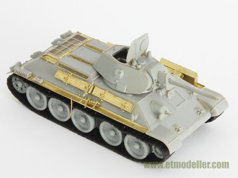 Maquette ET Model E72-005 T-34/76 soviétique Mod.1941 de la Seconde Guerre mondiale pour kit DRAGON au 1/72 – image 6