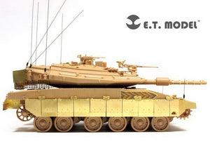 E.T. Model E35-098 Israel Merkava Mk.IV Tank LIC Side Skirts (For ACADEMY 13227) 1/35 – zdjęcie 2