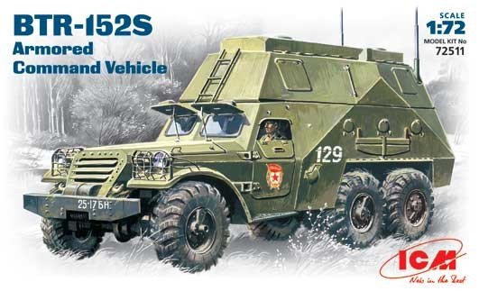 ICM 72511 BTR - 152 S Soviet armored command vehicle 1/72