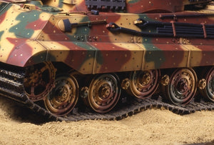 Tamiya 56018 Maquette radiocommandée de char lourd allemand Type VI King Tiger, tourelle de production, kit complet toutes options, échelle 1/16 – immagine 9