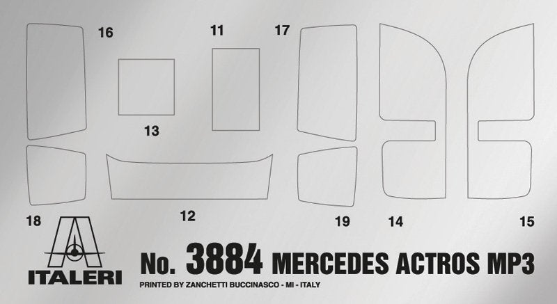 Italeri 3884 Mercedes-Benz Actros MP3 (1/24)  – image 12
