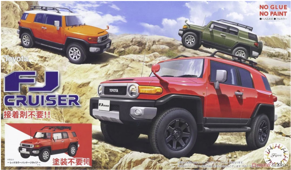 Fujimi 066370 Toyota FJ Cruiser (Version rouge) 1/24 