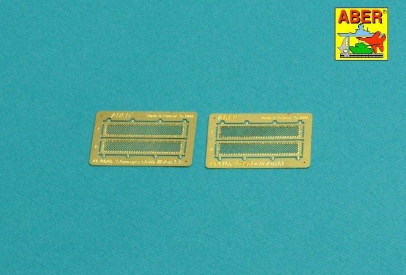 Aber 48A31 Grilles pour Pz.Kpfw. III et Stug III Compatibles avec les modèles Tamiya : 32540 ; 32524 ; 32525 ; 32543 ; 1/48 – imagen 2