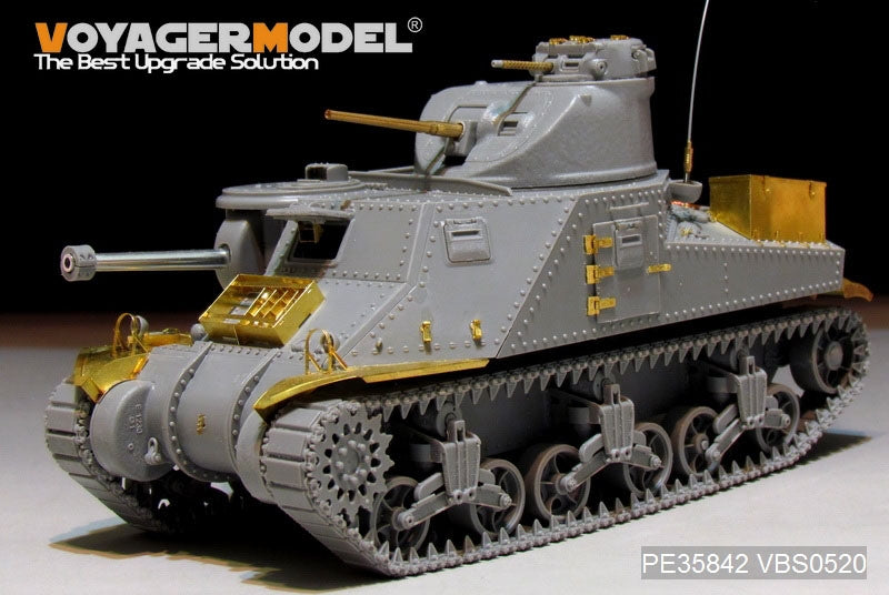 Maquette Voyager PE35842 Char moyen américain M3A4 Lee de la Seconde Guerre mondiale (modèle de base) pour TAKOM 2085 au 1/35 – imagen 6