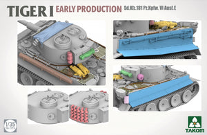 Takom 2196 TIGER I PREMIÈRE PRODUCTION Sd.Kfz.181 Pz.Kpfw.VI Ausf.E 1/35 – image 6