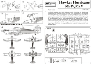 AZ Modèle AZ7325 Hawker Hurricane Mk.V (1/72) – Bild 4
