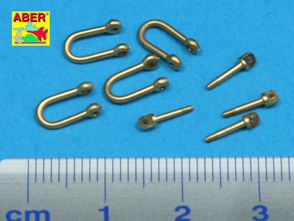 Aber R-16 Late model Shackle for Pz.Kpfw.V Panther - 4 pcs. 1/35