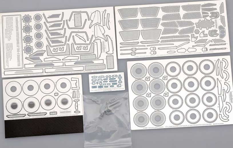 Kit de détails Hobby Design HD02-0295 Lamborghini Aventador LP700-4 Roadster pour Aoshima 1/24 – imagen 2