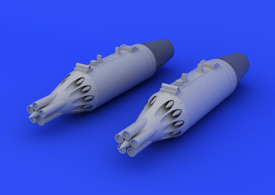 Lance-roquettes Eduard 648173 UB-16 (2 pièces) 1/48