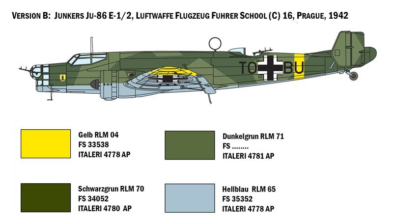 Italeri 1391 JU 86 E1/E2 1/72 – imagen 6